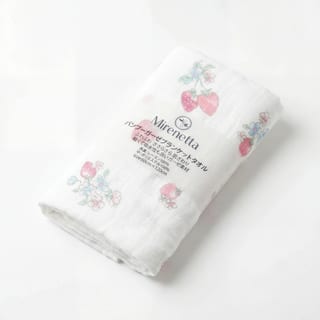 バンブーガーゼ ブランケットタオル いちご柄 1
