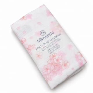 バンブーガーゼ フェイスタオル 桜柄 1