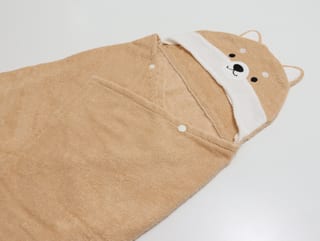 フード付きバスタオル 柴犬 3