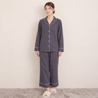 竹ストレッチガーゼ スタンダードパジャマ（上下セット） 4